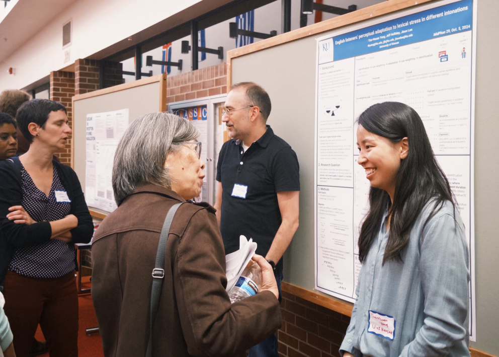 MidPhon29 Conference-Prof Holliday and Tzu-Hsuan Yang