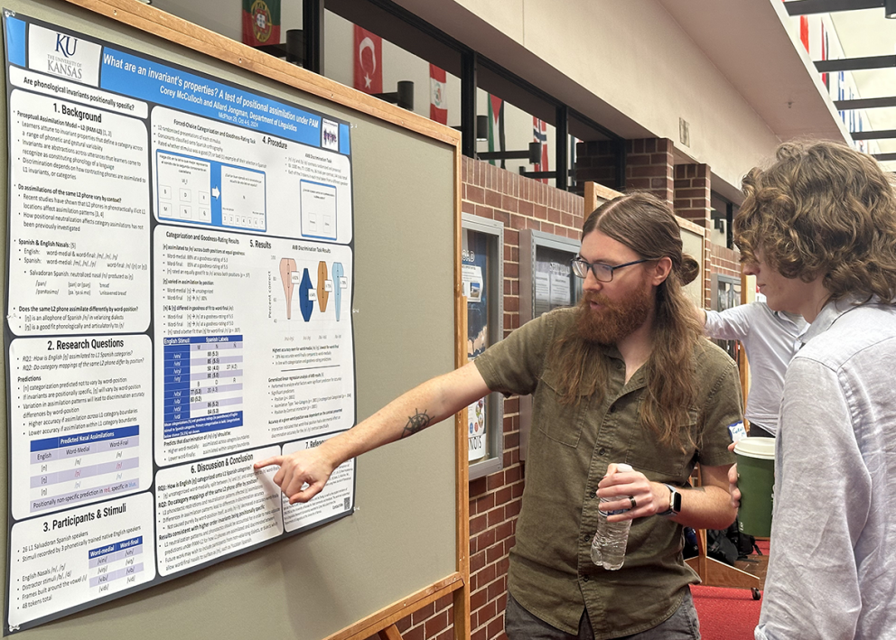 Corey McCulloch at Poster Session