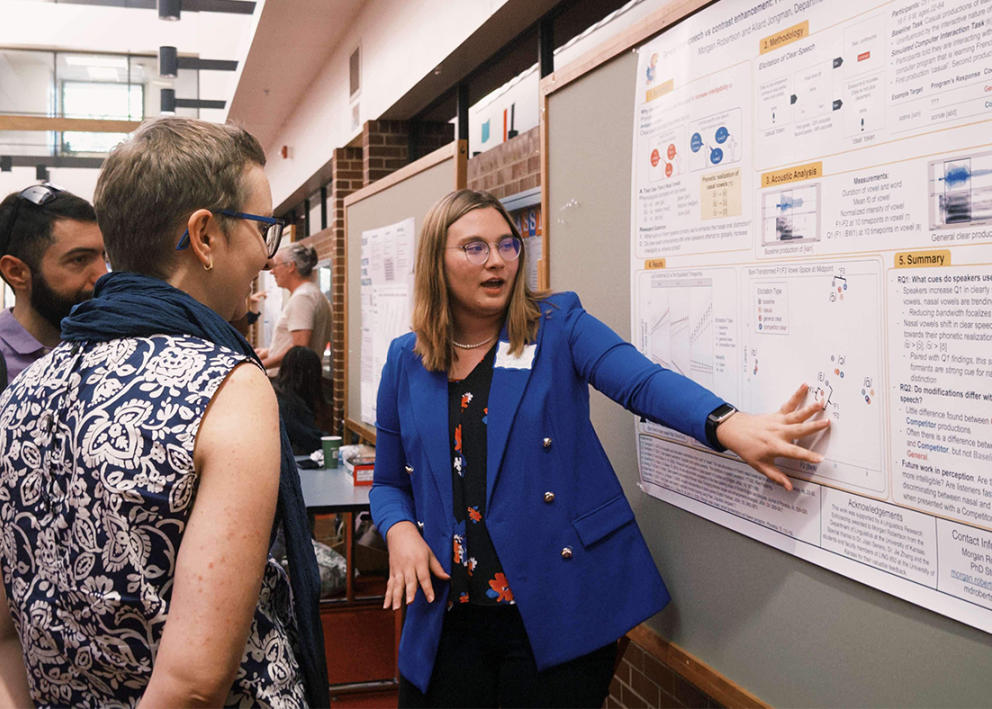 Morgan Robertson at Poster Session
